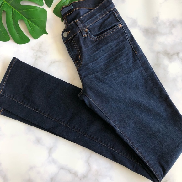 J Brand Denim - J Brand Midrise Super Skinny in Starless